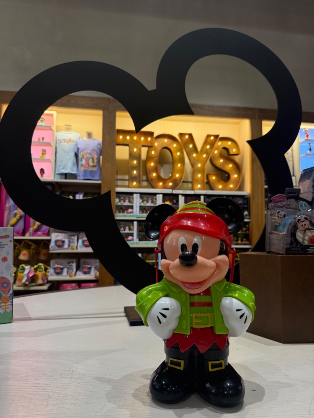 Mickey Elf Popcorn Bucket Premium Collectible